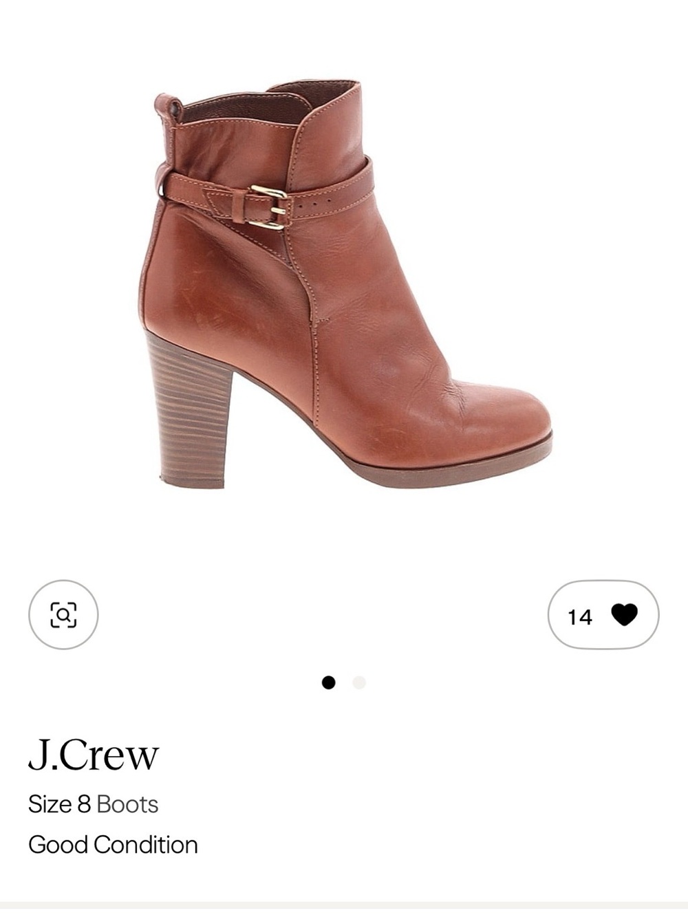 JCrew leather boots